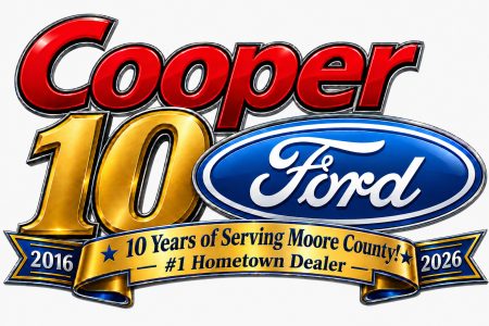 Cooper Ford 10 Years Logo